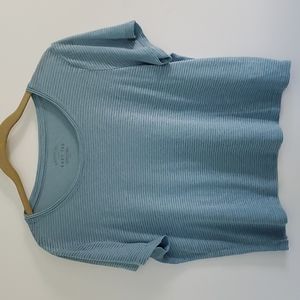 Aero light blue short sleeve tee, size L/G